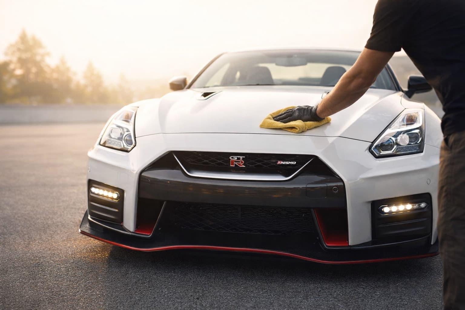 Detailing professionnel d'une Nissan GT-R Nismo par SDK Nettoyage Auto à Strasbourg